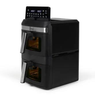 Airfryer - LIVOO - Friteuse à air chaud double bac 13 L -...