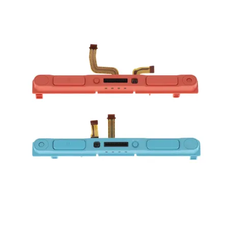 Bloc rail Joy-Con gauche et droite compatible Nintendo Switch 2 - Bleu / Orange