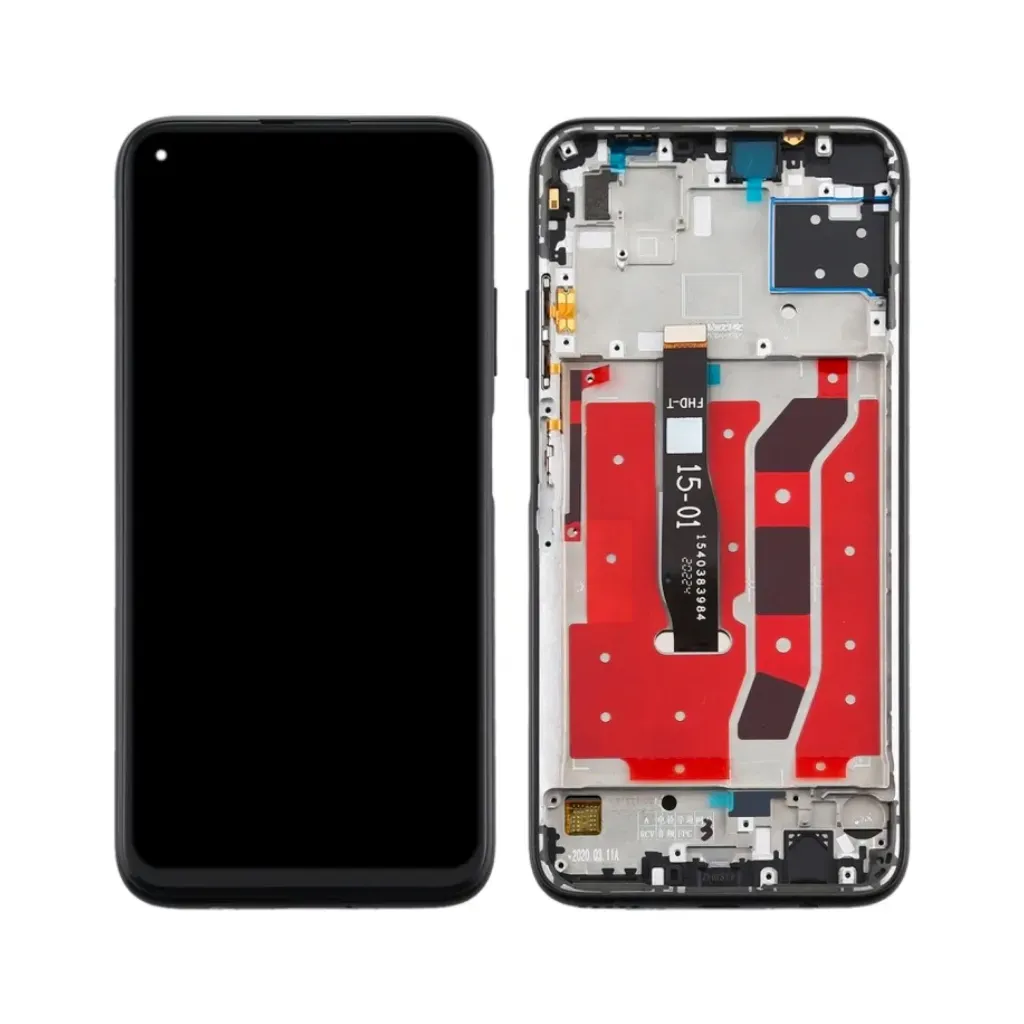 Écran LCD avec châssis noir Huawei P40 Lite JNY-LX1